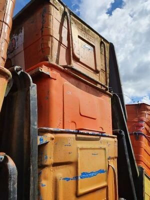 4x Metal Commercial Wheelie Bins - 2