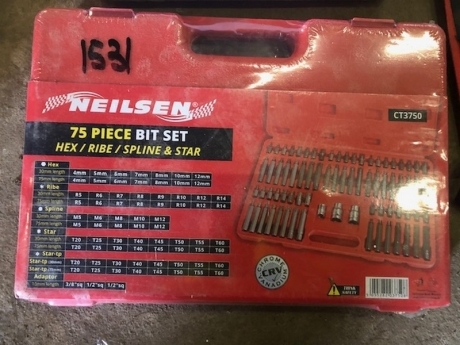 75pc Star, Ribe, Spline, Hex Socket Set