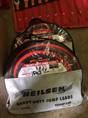 2 x Set of Heavy Duty Jump Leads