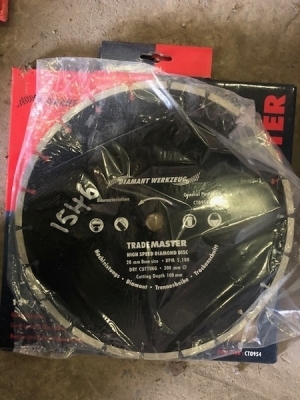 2 x 12 Inch Diamond Blades for Disc Saw