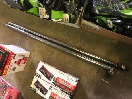 2 x 1m Long Heavy Duty Power Bars 1" + 3/4"