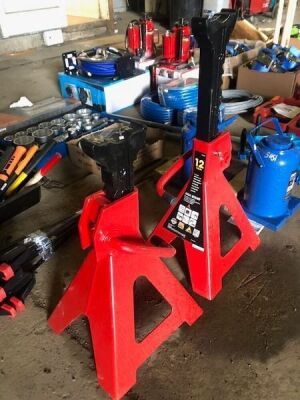 Pair of 12 Ton Axle Stands - 2