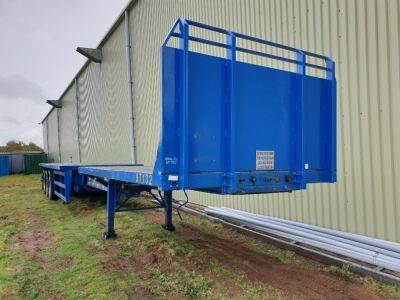 1999 Weightlifter 13.6 -21m Extendable / Steer Triaxle Flat Trailer  - 3