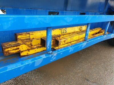 1999 Weightlifter 13.6 -21m Extendable / Steer Triaxle Flat Trailer  - 8