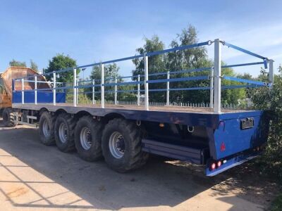 2015 Cheiftain 4 Axle Drawbar Trailer