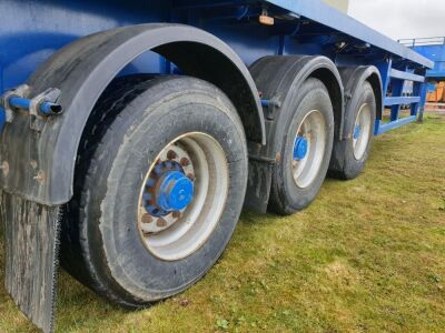 1999 Weightlifter 13.6 -19m Extendable / Steer Triaxle Flat Trailer  - 7