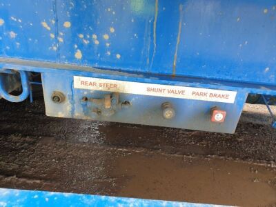 1999 Weightlifter 13.6 -19m Extendable / Steer Triaxle Flat Trailer  - 9