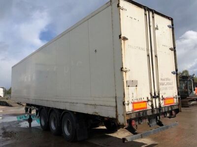 1999 Montracon Triaxle Box Van Trailer