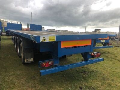 1999 Weightlifter 13.6 -21m Extendable / Steer Triaxle Flat Trailer  - 4