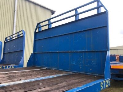 1999 Weightlifter 13.6 -21m Extendable / Steer Triaxle Flat Trailer  - 5