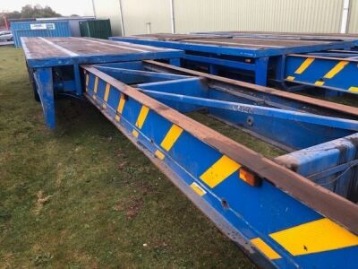 1999 Weightlifter 13.6 -21m Extendable / Steer Triaxle Flat Trailer  - 6