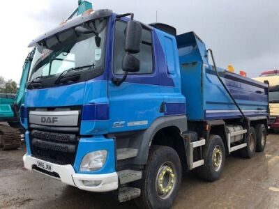 2015 DAF CF Euro 6-400 8x4 Steel Body Tipper