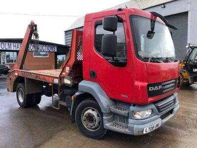 2008 DAF LF55-180 4x2 Telescopic Skip Loader 15 Ton Gross Weight