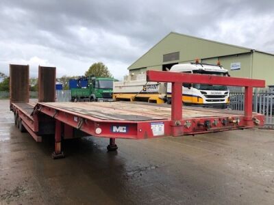 2011 M&G Triaxle Semi Low Loader Trailer - 2