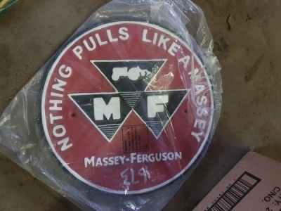 Massey Ferguson Cast Sign