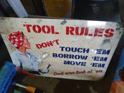 Tin Plate Sign