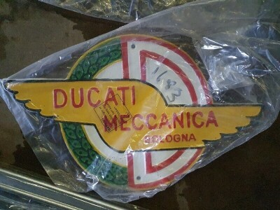 Ducati Cast Sign