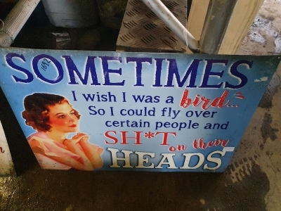 Tin Plate Sign