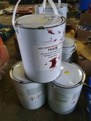 3x 5Ltr Red Oxide Primer