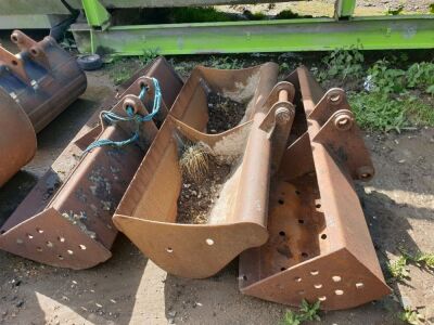 3x 5' Ditching Buckets 45mm Pins - 2