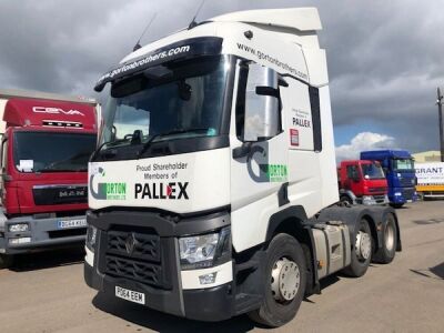 2015 Renault T460-Protect 4x2 Mid Lift Tractor Unit