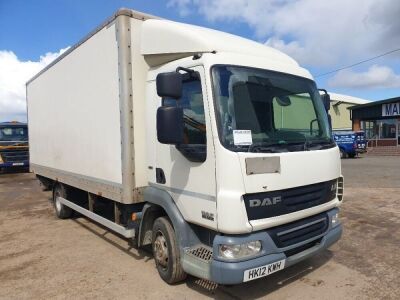 2012 DAF LF45 160 4x2 7.5 ton Box Van