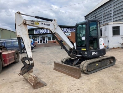 2014 Bobcat E45 Midi Excavator