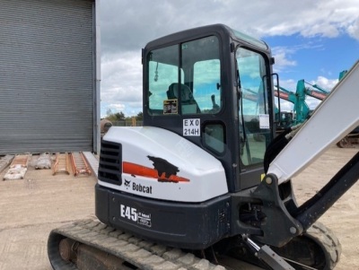 2014 Bobcat E45 Midi Excavator - 2