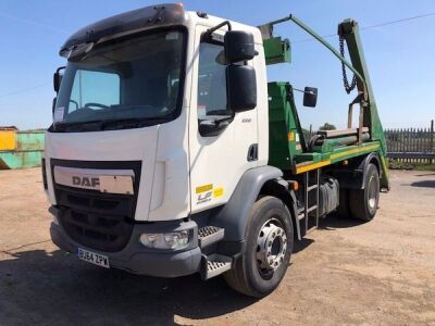 2014 DAF LF 220 Euro 6 18 ton Skiploader 4x2 