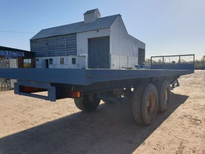 Tandem Axle Drawbar Flat Trailer - 3