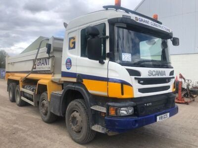 2017 Scania P410 8x4 Steel Body Tipper