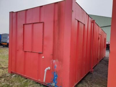 32' Anti Vandal Site Office c/w Drying Rooms & Sink Unit - 4