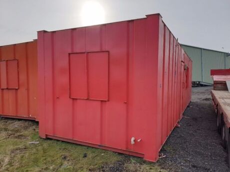 32' Anti Vandal Site Office c/w Sink Unit