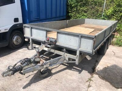 Ifor Williams LM166E3 Triaxle Drawbar Dropside Flat