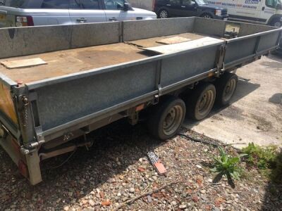 Ifor Williams LM166E3 Triaxle Drawbar Dropside Flat - 8