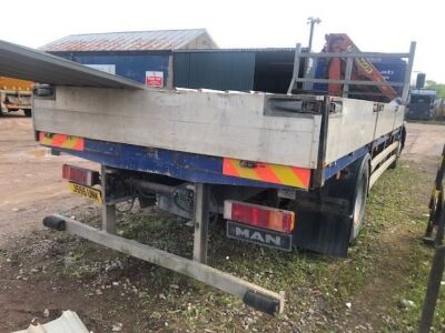 2001 Man ME 280B 4x2 Crane Dropside Flat  - 6