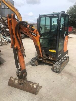 2016 Doosan DX19 Mini Digger  - 9