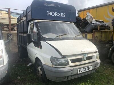 2003 Ford Transit 90 T350 Livestock Body 