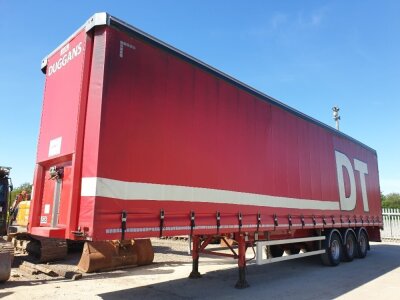 2012 SDC Triaxle Curtainside Trailer, - 3