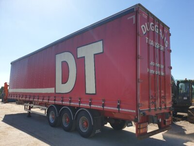 2012 SDC Triaxle Curtainside Trailer, - 11