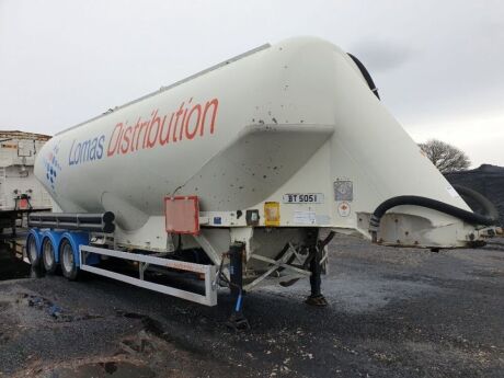 2007 Feldbinder Triaxle 50m³ 3 Pot Tanker Trailer