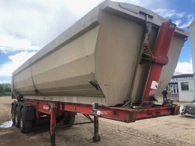 2006 Kelberg Triaxle Alloy Bath-Tub Tipping Trailer - 2