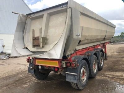 2006 Kelberg Triaxle Alloy Bath-Tub Tipping Trailer - 3