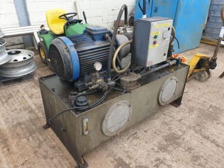 3 phase hydraulic power pack