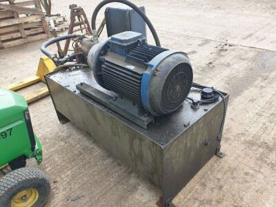 3 phase hydraulic power pack - 2