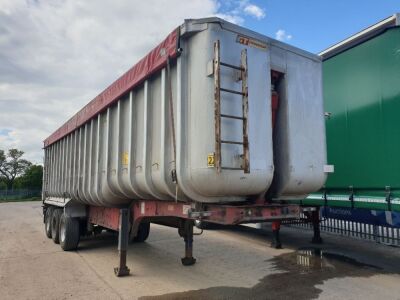 2001 General Trailers Triaxle Alloy Body Tipping Trailer - 9