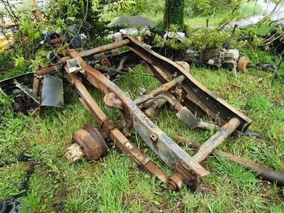 Mercedes 4 Cylinder Diesel Engine & Gearbox
c/w Part Chassis Section, Steer & Drive Axles - 6