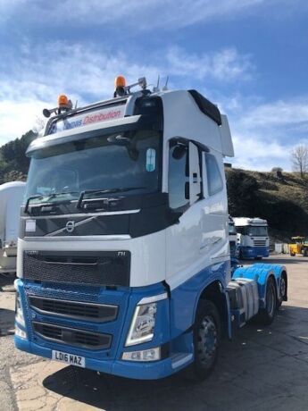 2016 VOLVO FH540 Globetrotter XL 6x2 Tag Axle Tractor Unit