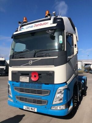 2016 VOLVO FH540 Globetrotter XL 6x2 Tag Axle Tractor Unit - 3