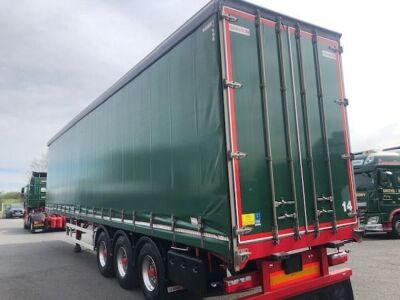 2017 Dennison Triaxle Curtainside Trailer - 5